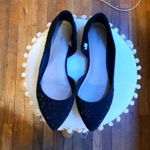 Sequined Pointy Flats